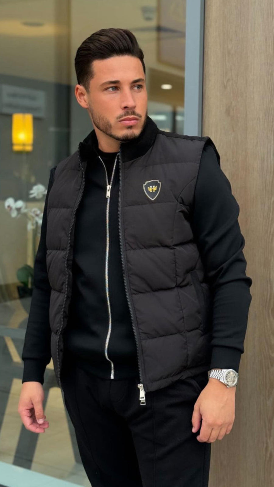 Side-Stripe Gilet